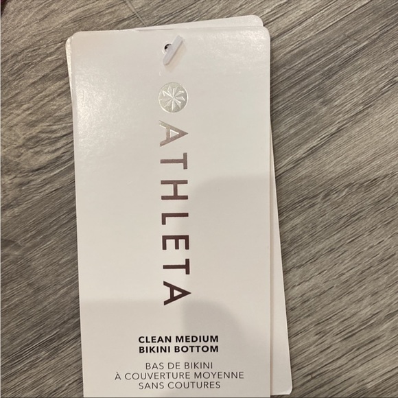 NWT Athleta Clean Medium Bikini Swim Bottom "Vibrant Fuschia" - Picture 7 of 10